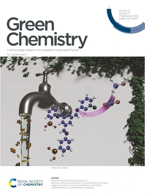 Green Chemistry 2020, 17, DOI: 10.1039/D0GC90093A.